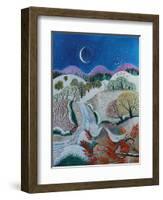 Winter Doves, 2018-Lisa Graa Jensen-Framed Giclee Print