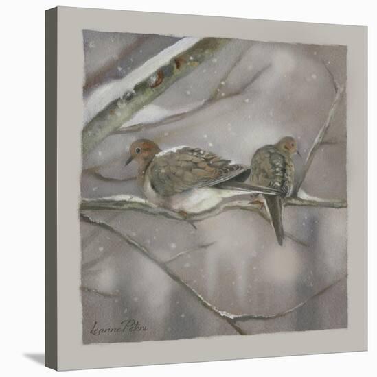 Winter Doves-Art and a Little Magic-Stretched Canvas