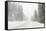 Winter driving conditions on Mount Hood, Oregon, USA-Stuart Westmorland-Framed Stretched Canvas