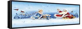 Winter Driving-Olga And Alexey Drozdov-Framed Stretched Canvas