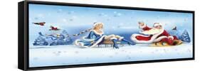 Winter Driving-Olga And Alexey Drozdov-Framed Stretched Canvas
