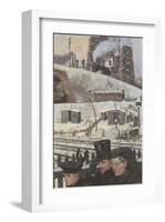 Winter during War-Hans Baluschek-Framed Art Print