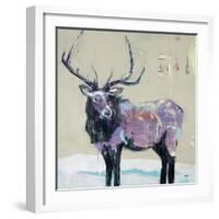 Winter Elk-Kellie Day-Framed Art Print