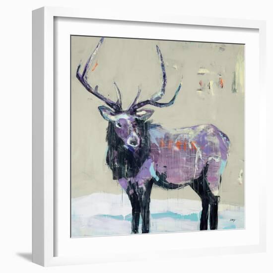 Winter Elk-Kellie Day-Framed Art Print