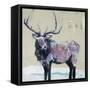 Winter Elk-Kellie Day-Framed Stretched Canvas