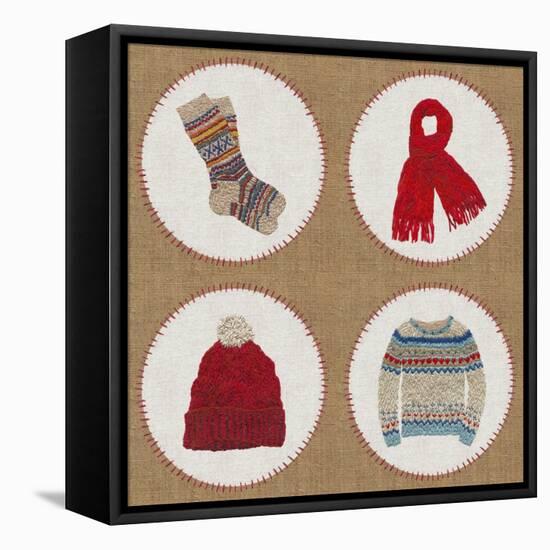 Winter Embroidery Compilation-THE Studio-Framed Stretched Canvas