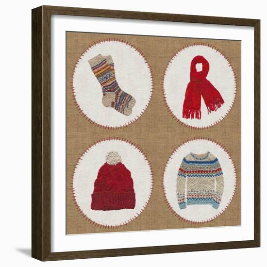 Winter Embroidery Compilation-THE Studio-Framed Giclee Print