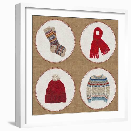 Winter Embroidery Compilation-THE Studio-Framed Giclee Print