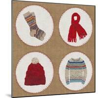 Winter Embroidery Compilation-THE Studio-Mounted Giclee Print