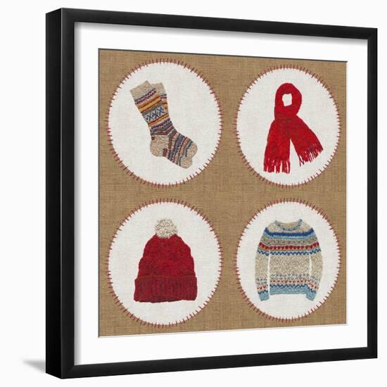 Winter Embroidery Compilation-THE Studio-Framed Giclee Print