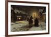 Winter Evening by George Henry Boughton-George Henry Boughton-Framed Giclee Print