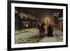 Winter Evening by George Henry Boughton-George Henry Boughton-Framed Giclee Print