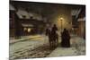 Winter Evening by George Henry Boughton-George Henry Boughton-Mounted Giclee Print