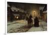 Winter Evening by George Henry Boughton-George Henry Boughton-Framed Giclee Print