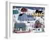 Winter Evening Fun-Susan Henke Fine Art-Framed Giclee Print