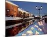 Winter Evening in Otaru-null-Mounted Photographic Print