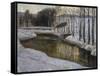 Winter evening, March evening-Lars Jorde-Framed Stretched Canvas