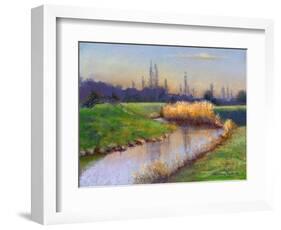 Winter Evening on the Clyst, 2003-Anthony Rule-Framed Giclee Print