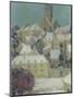 Winter Evening, View of a Town-Henri Eugene Augustin Le Sidaner-Mounted Premium Giclee Print