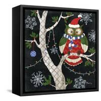 Winter Fantasy Owls I-Paul Brent-Framed Stretched Canvas