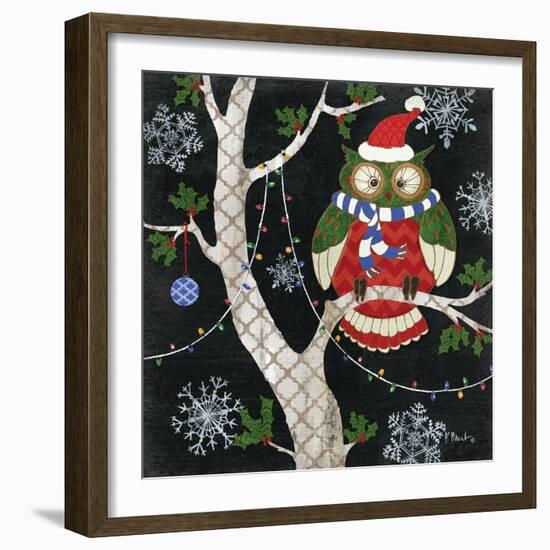 Winter Fantasy Owls I-Paul Brent-Framed Art Print