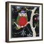 Winter Fantasy Owls II-Paul Brent-Framed Art Print