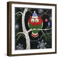 Winter Fantasy Owls IV-Paul Brent-Framed Art Print