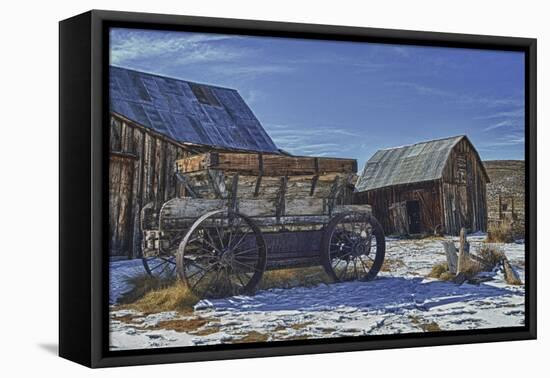 Winter Farm-Robert Kaler-Framed Stretched Canvas