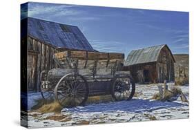 Winter Farm-Robert Kaler-Stretched Canvas