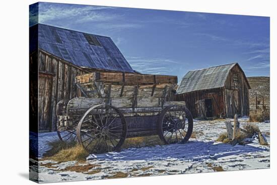 Winter Farm-Robert Kaler-Stretched Canvas
