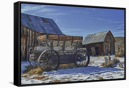 Winter Farm-Robert Kaler-Framed Stretched Canvas