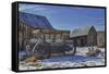 Winter Farm-Robert Kaler-Framed Stretched Canvas