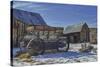 Winter Farm-Robert Kaler-Stretched Canvas