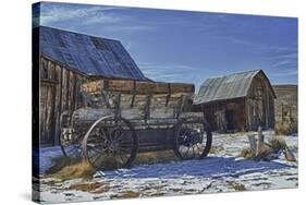 Winter Farm-Robert Kaler-Stretched Canvas