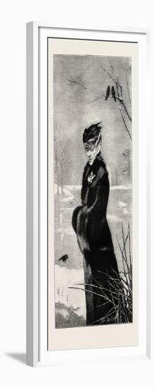 Winter, Fashion, 1882-null-Framed Giclee Print