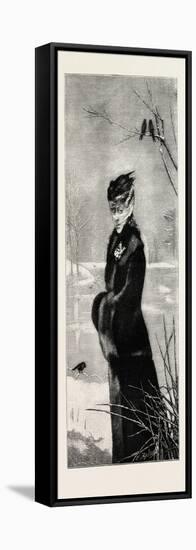 Winter, Fashion, 1882-null-Framed Stretched Canvas