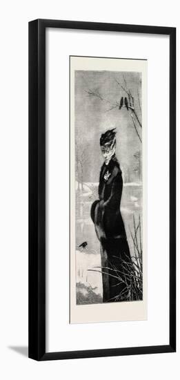 Winter, Fashion, 1882-null-Framed Giclee Print