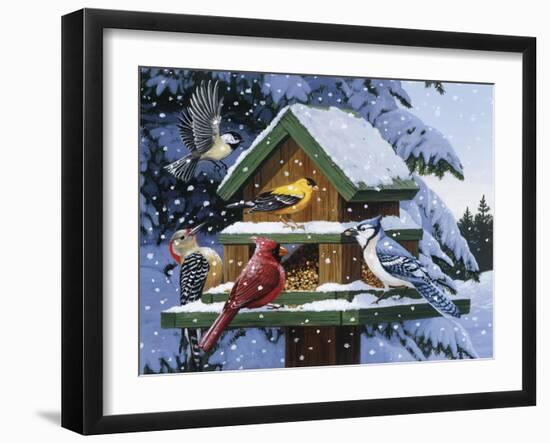 Winter Feast-William Vanderdasson-Framed Giclee Print