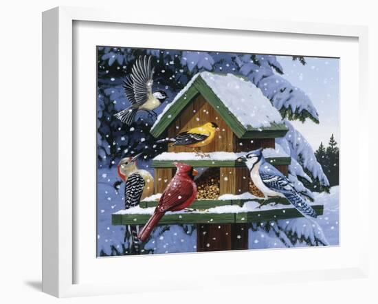 Winter Feast-William Vanderdasson-Framed Giclee Print