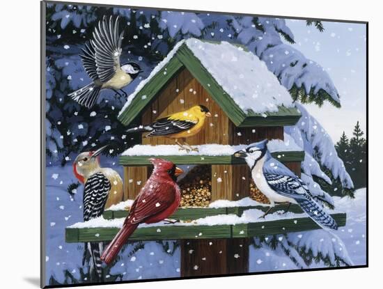 Winter Feast-William Vanderdasson-Mounted Giclee Print