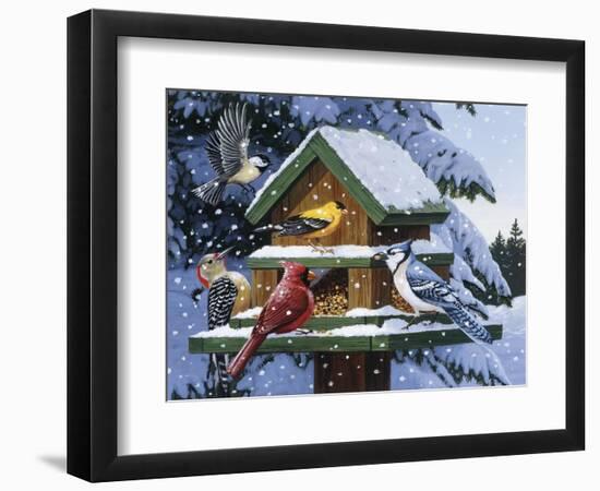 Winter Feast-William Vanderdasson-Framed Premium Giclee Print