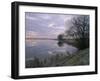 Winter Fenland Scene, Whittlesey, Near Peterborough, Cambridgeshire, England, UK, Europe-Lee Frost-Framed Photographic Print