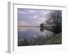 Winter Fenland Scene, Whittlesey, Near Peterborough, Cambridgeshire, England, UK, Europe-Lee Frost-Framed Photographic Print