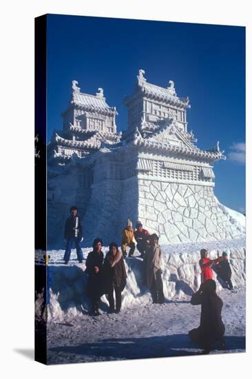 Winter Festival, Sapporo, Hokkaido, Japan-null-Stretched Canvas