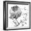 Winter Floral Illustrated I-Sandra Jacobs-Framed Giclee Print