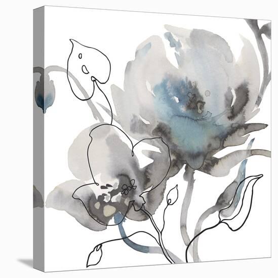 Winter Floral Illustrated II-Sandra Jacobs-Stretched Canvas