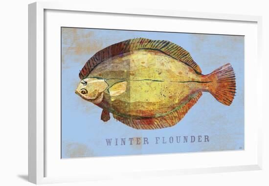 Winter Flounder-John W^ Golden-Framed Art Print