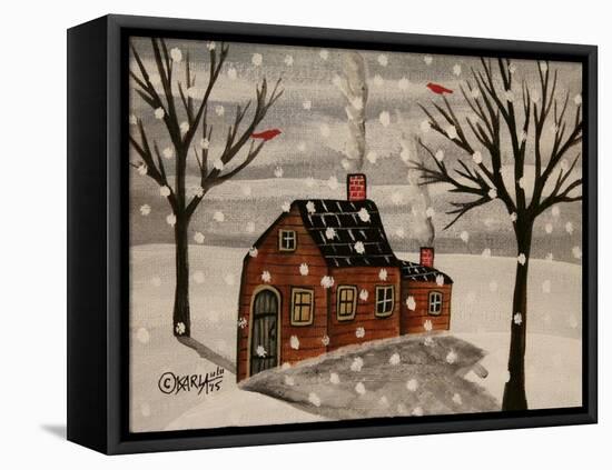 Winter Flurries-Karla Gerard-Framed Stretched Canvas