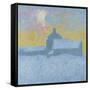 Winter Fog (Winter in Maloj)-Giovanni Giacometti-Framed Stretched Canvas