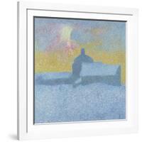 Winter Fog (Winter in Maloj)-Giovanni Giacometti-Framed Giclee Print